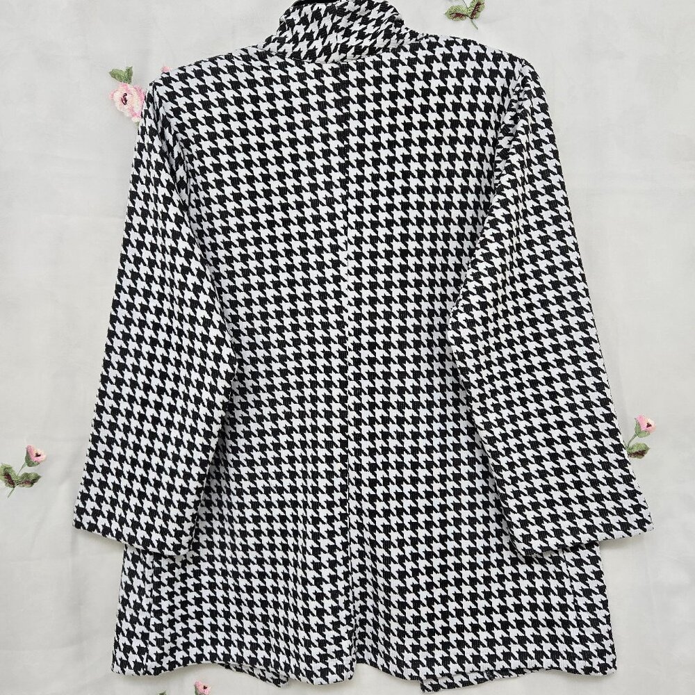 NY Collection Woman* Black & White Open-Front Cardigan Long Sleeve* Size: 2X - Picture 5 of 10